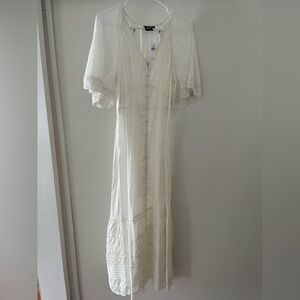 GAP Cream Maxi Dress